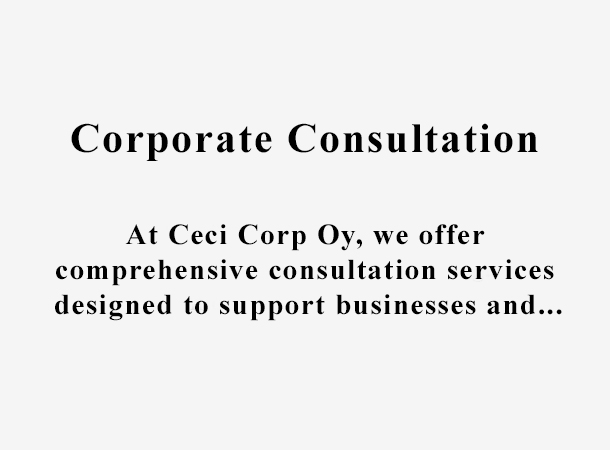 Corporate Consultation